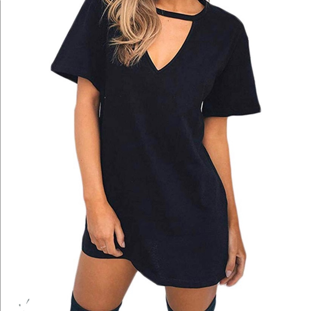 Women Mini T Shirt Dress Summer